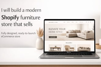 build a high converting shopify furniture dropshipping store