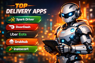 build amazon driver bot, instacart bot, doordash bot, spark driver bot,uber bot