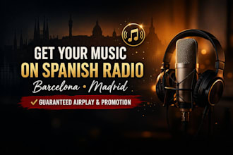 promote your song on spanish radio stations in barcelona and madrid