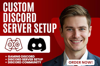do custom and gaming discord server setup