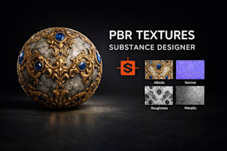 create professional pbr materials in substance designer