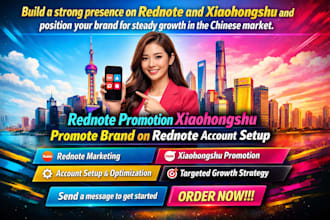 do rednote promotion xiaohongshu promote brand on rednote account setup