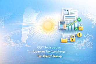help with cuit registration, argentina tax compliance, and tax ready cleanup