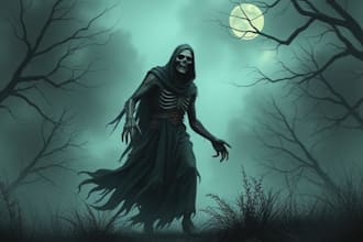 do scary fantasy horror character