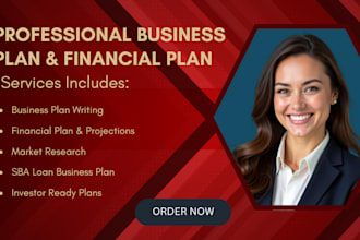 write a business plan and financial plan for startups