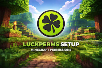 setup luckperms for your minecraft server
