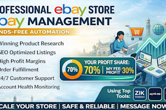 do ebay dropshipping account on profit share