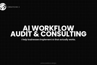 audit your business and build a custom ai workflow saving time and money