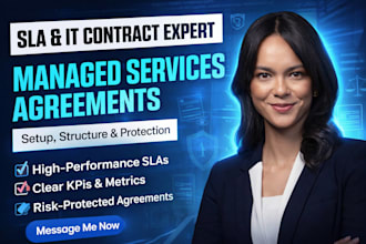do service level agreement sla IT contract managed services performance metrics
