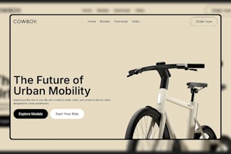 create a modern responsive business website with HTML CSS js