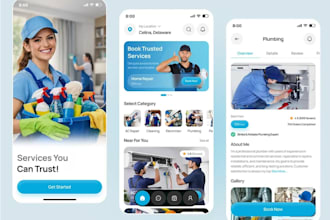 develop ondemand home service app, website, handyman app, task management app