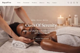design a luxury medical spa and aesthetic clinic website