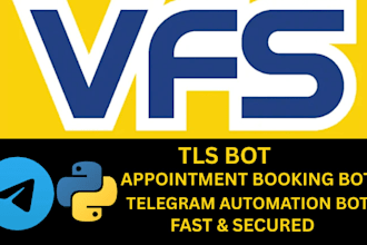 develop booking bot,appointment bot,vfs bot,vfs appointment,booking bot,vfs bot