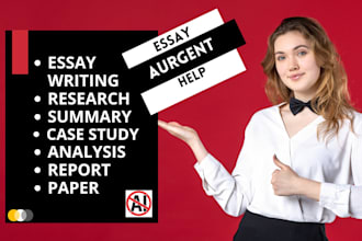 do urgent essay writing as an essay writer expert
