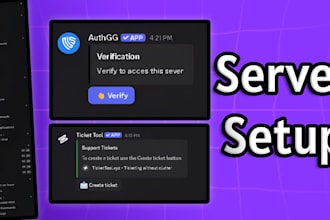 setup a fully automated discord server