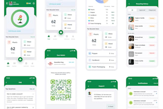 design bioplastic and biodegradable product app, sustainable material app