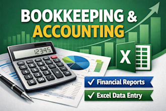 do financial accounting bookkeeping and excel work