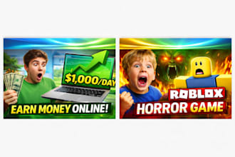 create eye catching youtube thumbnails for more clicks