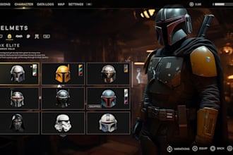 design stunning UI UX design, hud, menus, and animation for unreal engine game