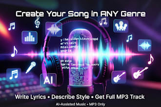 create custom ai song for any style or genre with lyrics