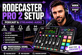 setup rodecaster pro 2 for podcast and streaming audio