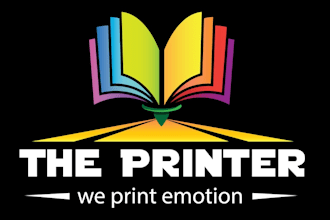 create modern printing and press logo design