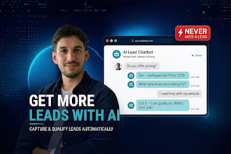 build an ai chatbot to capture and qualify leads on websites and funnels
