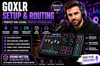 fix goxlr routing mic chain and stream mix workflow