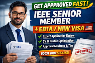 help you become ieee senior member to support your eb1 visa