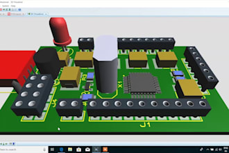 design pcb layouts, schematic pcb design for iot automotive using easyeda kicad