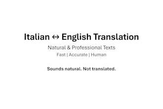 translate and improve your text professionally