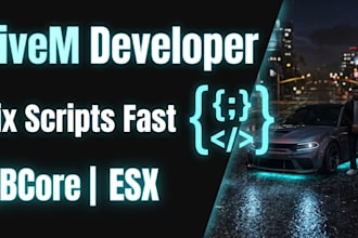 fix and optimize your fivem scripts qbcore esx