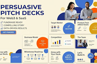 create a persuasive pitch deck for your web3 and saas brand