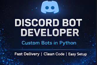 build a custom discord bot with commands and automation