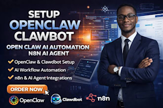 setup openclaw clawdbot open claw ai automation n8n ai agent