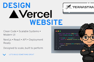 create a professional portfolio website and deployed on vercel