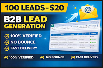 do real estate lead generation with verified emails