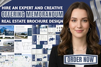design real estate offering memorandum, om digital brochure, offering memorandum