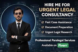 provide urgent paralegal support