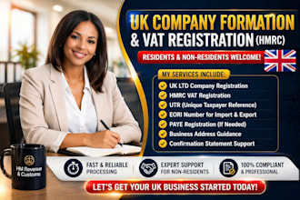 register UK ltd company and vat for residents and non residents