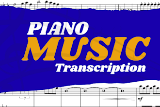 do audio to sheet music transcription or midi for piano