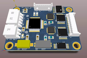 design rf pcb, antenna, esp32 wifi 6 with simulation