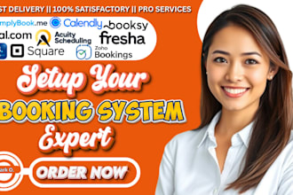 setup simplybook me, acuity scheduling, calendly booking appointment, tidycal