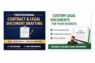 draft contracts agreements and legal documents
