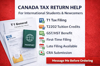 prepare canada tax return for international students and newcomers cra filing