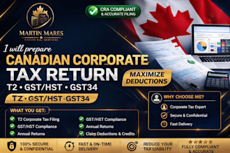 file canada t2 corporate  small business tax and gst hst for maximum deductions