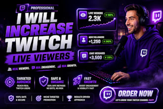 twitch channel promotion to increase your twitch live viewer