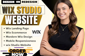 design wix studio website redesign wix studio website build wix website
