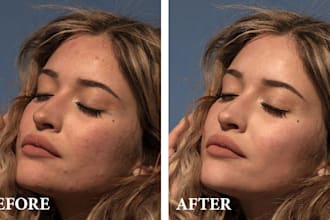 do natural skin retouching and enhancement