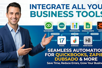 quickbook xero gohighlevel googlesheet zapier integration 17hat dusado honeybook